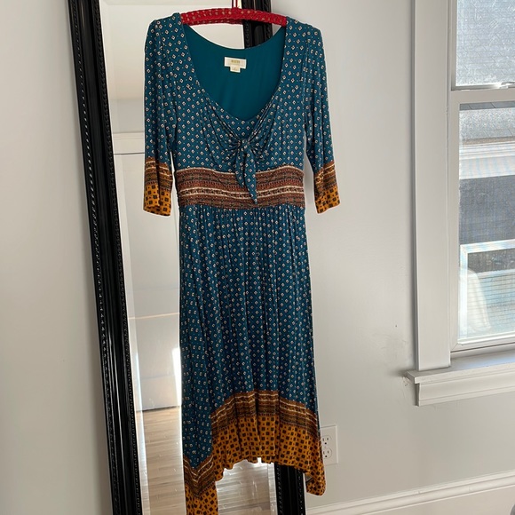 Maeve | SP blue and yellow dress - Picture 3 of 4